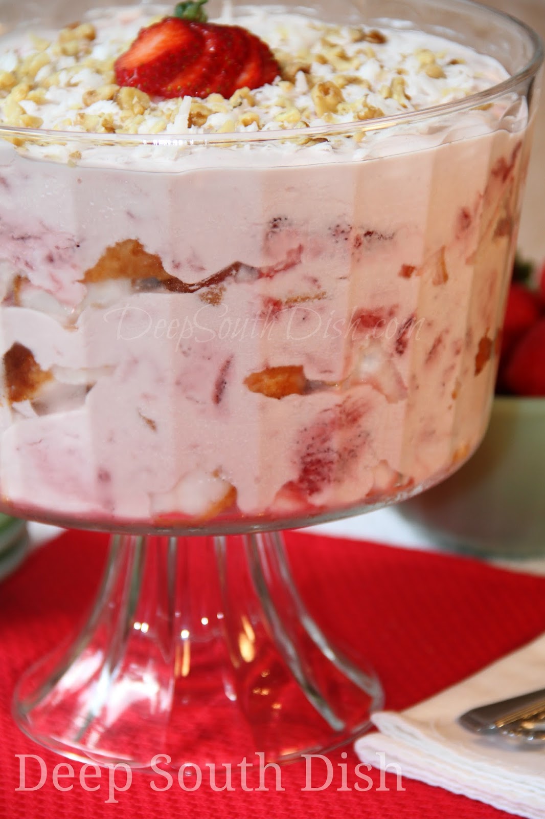 paula deen strawberry trifle